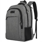 MATEIN Travel Laptop Backpack, 15.6 Inch College School Computer Bag, Grey