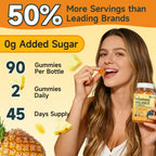 Feminine Balance Gummies, Probiotics Gummies for Women - pH Balance, Odor Control, Vaginal Flora & Digestive Health - Vaginal Probiotic with Vitamin C for Immune, Hawaiian Pineapple Flavor, 90 Gummies