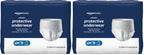 Amazon Basics Unisex Protective Underwear, Overnight Absorbency, Small/Medium, 16 Count (Pack of 2)