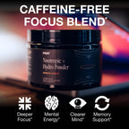PRSNT Nootropic Focus Powder | Mango 25 Servings | Caffeine-Free, Sugar-Free | Supports Focus, Energy, Mental Clarity | Nootropic + Electrolytes Hydration Focus Drink Mix