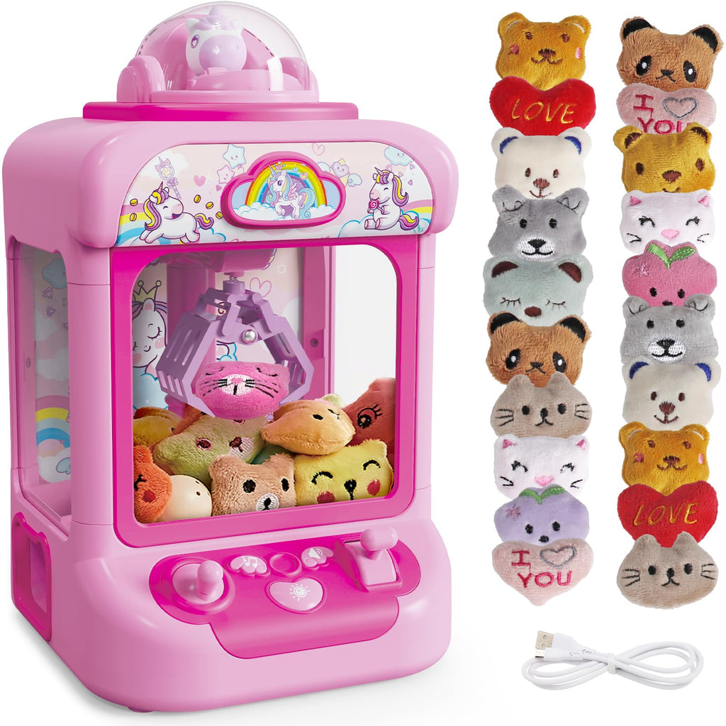 Marlrin Claw Machine for Kids, Mini Vending Machine Girls Unicorn Toys