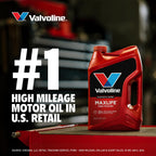 Valvoline MaxLife High Mileage 5W-20 Synthetic Blend Motor Oil 5 Quart