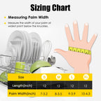 IUCGE Rubber cleaning gloves multicolor 6 Pairs for Household,Reuseable dishwashing gloves for Kitchen.(6,Small)