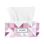 Plush Facial Tissues 130 Per Box Size 7" X 6.9" 2 Ply,Soft, Smooth, Great for Bathroom, Office, Store, School,Home, Kitchen, Or in Your Car & in Every Room (Family pack Pack of 30, 3900 Tissues total)
