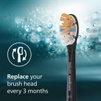 Philips Sonicare A3 All-in-One Brush Heads, 4-Pack, 1 Year Supply, Black