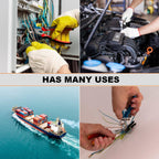 90PCS AVARBUVO Lever Wire Connectors, Mini Quick Connector Push-in, 1 in 1 Out Electrical Wire Inline Terminal for Splicing 24-12 AWG