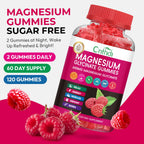 Magnesium Glycinate Gummies 600mg, High Absorption Magnesium Gummies, Black Currant Oil, Calcium, Vitamin B6, Sugar Free Chews for Adults & Kids Relaxation, Stress Relief, Night Rest