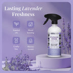 Therapy Stainless Steel Cleaner and Polish 100% USDA Biobased, Fingerprint and Residue Remover, Lavender Essential Oil Scent, Sink Cleaner, Grill Spray