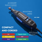 Dremel 3100-1/15 Variable Speed Rotary Tool Kit- 1 Attachment and 15 Accessories, Ideal for a Variety of Crafting and DIY Projects- Cutting, Sanding, Grinding, Polishing, Drilling, and Engraving