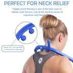 Body Back Buddy Classic USA Made FSA Eligible Handheld Full Body Massage Cane Trigger Point Massage Tool for Deep Tissue Pain Relief - Dual Massage Hooks for Back, Shoulder, Neck. Manual Back Massager