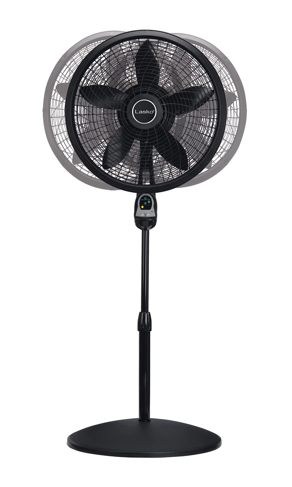 Lasko Cyclone Oscillating Pedestal Fan - Adjustable to 54" - 1843 - Black