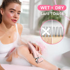 Electric Razor for Women Rechargeable Wet Dry Electric Shaver for Women, Waterproof Lady Shaver for Legs Arm Underarm Bikini Public Body Razor with One Extra Foil Blade