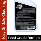 Black Diamond Stoneworks Griddle & Grill Cleaner – Flat Top Griddle Cleaner, Non-Caustic, Food-Contact Safe, Unscented, Residue-Free, Stainless & Cold-Rolled Steel, 32 fl oz (32)