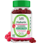 YUM-V'S Multivitamin for Women & Men – Sugar Free Multivitamin Gummies – Zero Sugar Gummy with Chromium, Thiamine & Magnesium – Keto-Friendly Daily Vitamin Gummy – Natural Raspberry Flavor – 60 Count