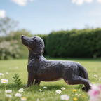 LC LCdecohome Dog Statues Outdoor Dachshund Décor 12.75 * 4 * 8.5 inch