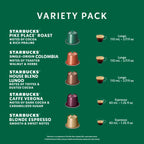 Starbucks by Nespresso Original, Variety Pack Coffee, 50-count