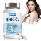 PollRod GHK-Cu Copper Peptide Supplement, 120 Capsules. It Helps Enhance Skin Elasticity, Nourish Hair and Nails. It is a Non-Genetically Modified Product. Each Capsule Contains 120Mcg.
