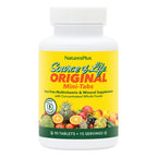 NaturesPlus Source of Life No Iron - 90 Mini-Tabs - Multivitamin & Mineral Supplement - Supports Natural Energy & Overall Well-Being - Gluten Free, Vegetarian - 15 Servings