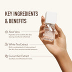 Nuda CloudMist Face Tan Water | Buildable Facial Tanning Mist for Light to Medium Complexions | Infused with Vitamins and White Tea & Rosehip Extracts | Lightweight, Bronzer-Free Formula, (2.5 Fl Oz)