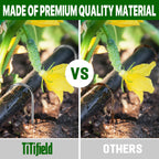 TiTifield 4 Inch U Shape Garden Stakes Irrigation Tubing Stakes 180 Pack