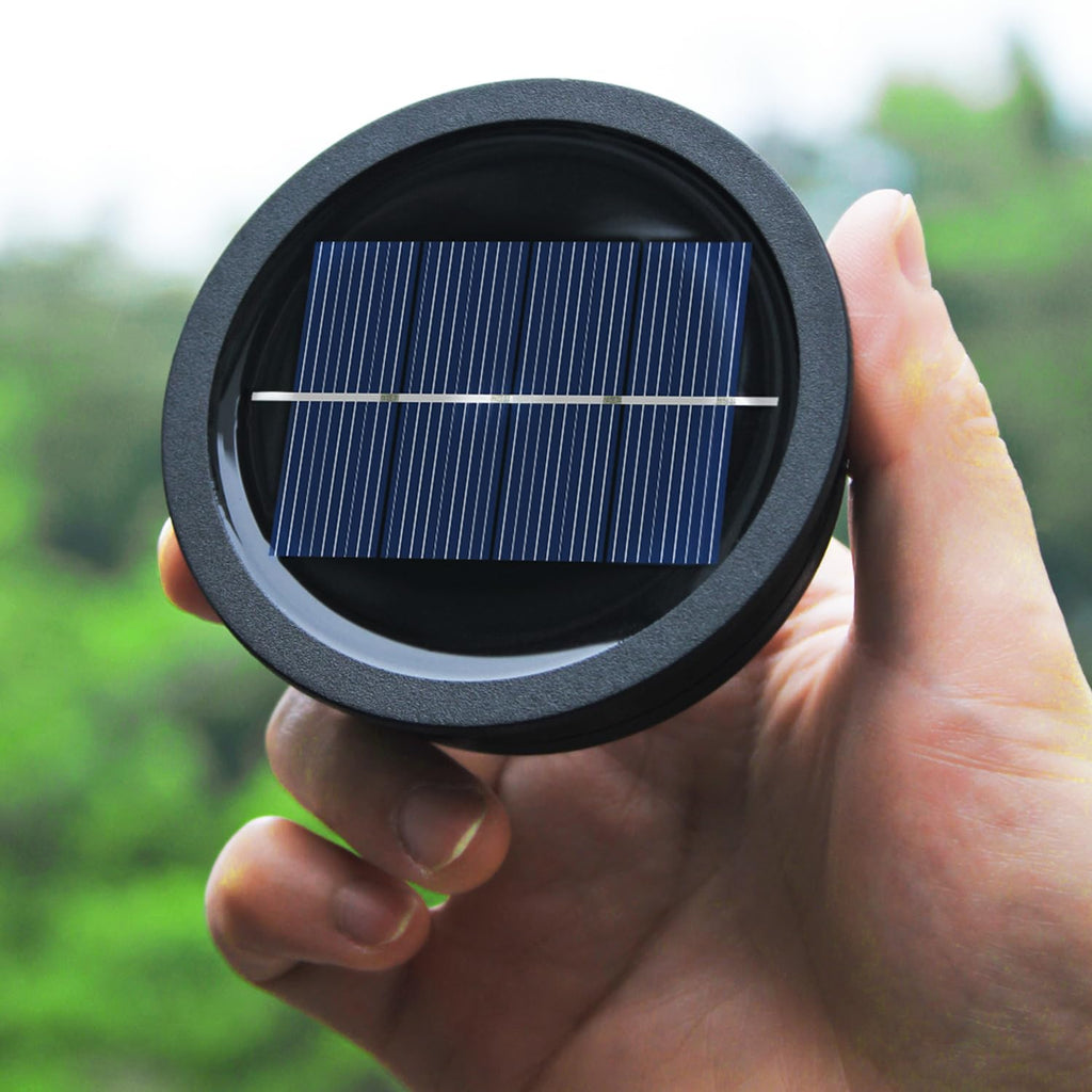 8 Pack Solar Light Replacement Tops(3.23 Inch Top, 2.83 Inch Bottom), Waterproof Replacement Solar Lantern Parts for Outdoor Hanging Lanterns DIY Table Lights Garden Patio Decor