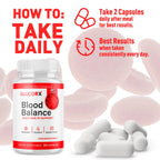 GlucoRX Blood Balance Capsules, Official GlucoRX Blood Support Pills with All Natural Ingredients, Advanced Health and Wellness Support Formula with Maximum Strength Multivitamins (60 Capsules)
