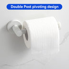 BGL Bathroom Accessories Set 4-Pieces White Zinc Alloy Wall Mounted Towel Racks for Bathroom