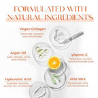 Skin 2.0 Vitamin C Serum with Collagen - Anti-Aging & Dark Spot Remover - Dermatologist Tested Korean Skincare for Brightening & Acne - Clean Beauty, Cruelty-Free, All Skin Types - 1.69oz (2-Pack)