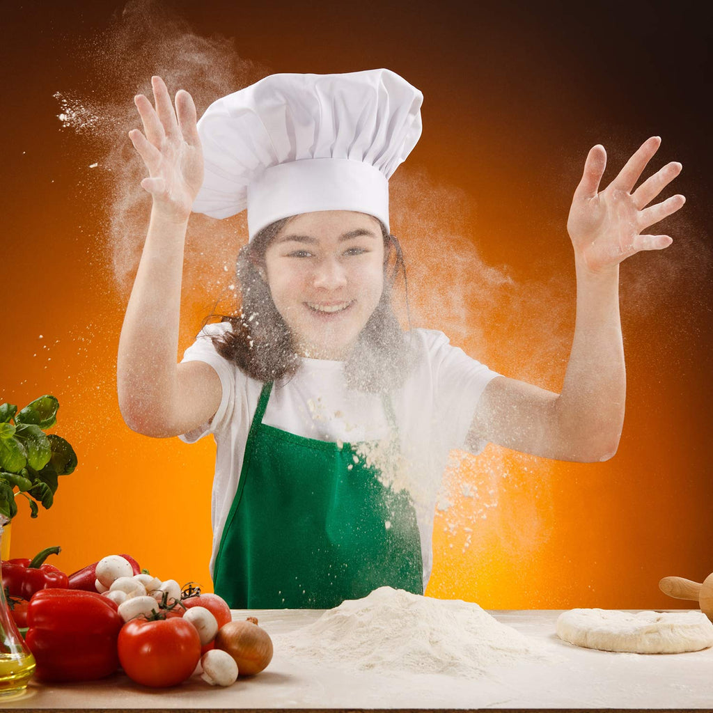 KUUQA 16 Pack Kids Art Aprons Children Painting Aprons Art Smocks Bulk for Craft Home Kitchen Classroom