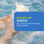 FROG Jump Start for Hot Tubs - Start-Up Chlorine Shock Removes Organic Contaminants & Establishes Chlorine Level - Hot Tub Set Up & Treatment - 3 Pack