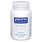 Pure Encapsulations Vitamin D3 25 mcg (1,000 IU) - Supplement to Support Bone, Joint, Breast, Heart, Colon & Immune Health - with Premium Vitamin D - 250 Capsules