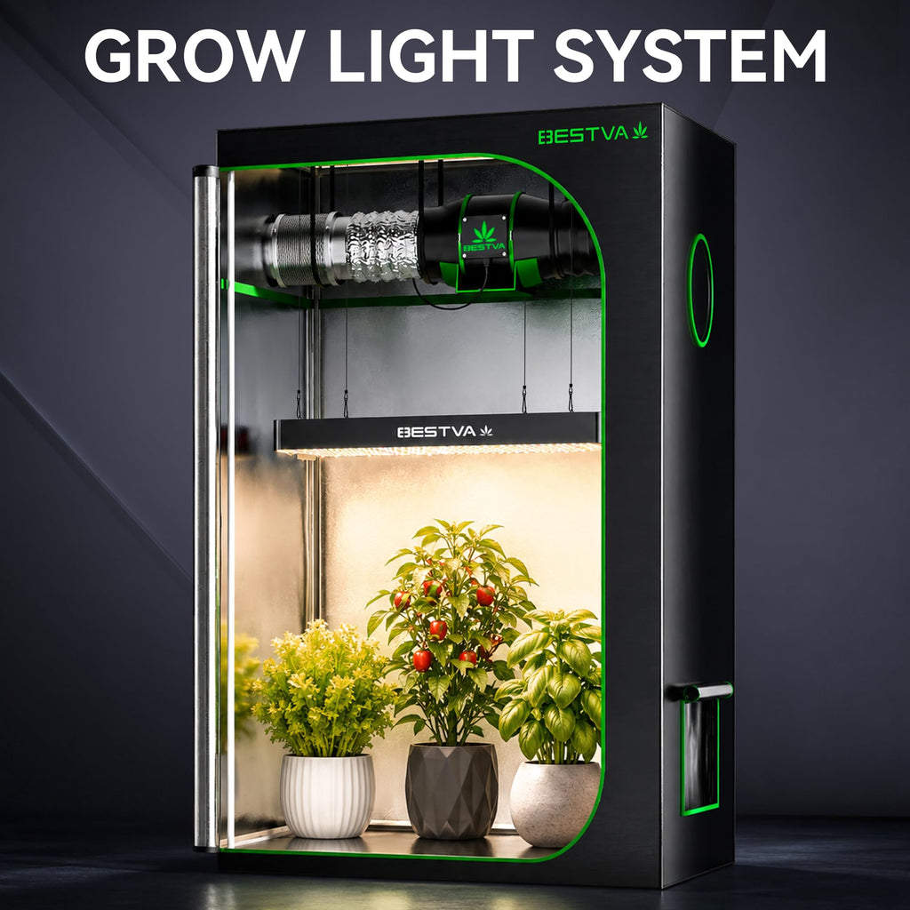BESTVA DC1000 LED Grow Light, Full Spectrum Grow Lights for Indoor Plants