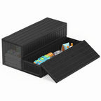 CAMMOO Hot Tub Steps - Double-Decker Large Storage & Snap-Together Assembly, Fully Sealed Spa Steps with Non-Slip Wider Step, Hot Tub Stairs, Outdoor/Indoor, Black