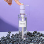 Glow Recipe Blueberry Bounce Exfoliating Face Wash - Foaming Facial Cleanser, Makeup Remover & Clarifying Mask - Hydrating Hyaluronic Acid & Gentle AHA for Sensitive Skin - Korean Skincare, 160ml