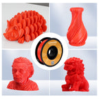 Kingroon PLA 3D Printer Filament, Dimensional Accuracy +/- 0.02 mm, 1 kg Spool(2.2lbs), 1.75 mm，Red