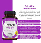 Twinlab Daily One without Iron and with Florglo, 60 Count