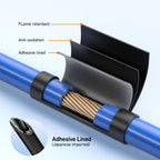 TKDMR 446 Pcs Heat Shrink Tubing Kit - 4:1 Ratio Adhesive Lined, Marine Grade Shrink Wrap - Industrial Heat Shrink Tubing,Black