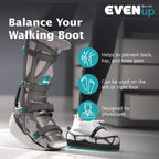 EVENup - Shoe Lift for Walking Boot I Adult Size X-Large I Shoe Balancer for Use with Fracture Boots or Leg Length Discrepancy I 3 Adjustable Heights for Gait Improvement I Shoe Leveler, Shoe Riser