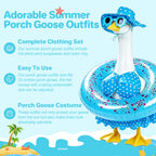 Xihaian Porch Goose Outfits for 23" Porch Goose Costume Bikini Clothes