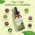 Alliwise 2 Pack Berberine Supplement Liquid Drops for Immune System & Digestive System Supports -Premium Berberine HCL 1500mg with Pure Ceylon Cinnamon -4 Fl Oz