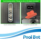 The Original Pool Bot™ Skimmer | Solar Surface Cleaner | Solar Pool Automatic Next Gen Avoidance System | All Day Runtime | Large Capacity Basket