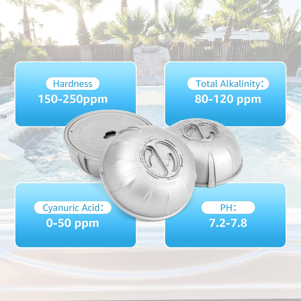 wixseed Hot Tub Cartridges Copmatible with Frog Ease Floating System Ideal up to 600 Gallons,3 Packs-Pro Series