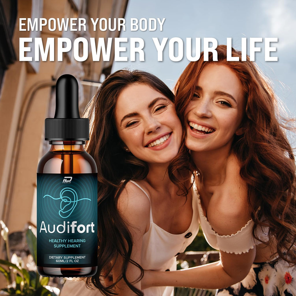Audifort Drops - Audifort Pro 24, Audifort Pro Liquid Ear Ringing Relief, Audifort Reviews (1 Pack – 1 Month Supply)