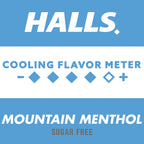 Halls Relief Mountain Menthol Sugar Free Cough Drops, Bulk Cough Drops, 225 Drops