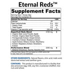 BioTrust Eternal Reds, Red Superfoods Powder, Support for Heart Health and Circulation, Energy, Stamina, No Added Sugar or Caffeine, Naturally Flavored and Sweetened, Berry Flavor (30 Servings)