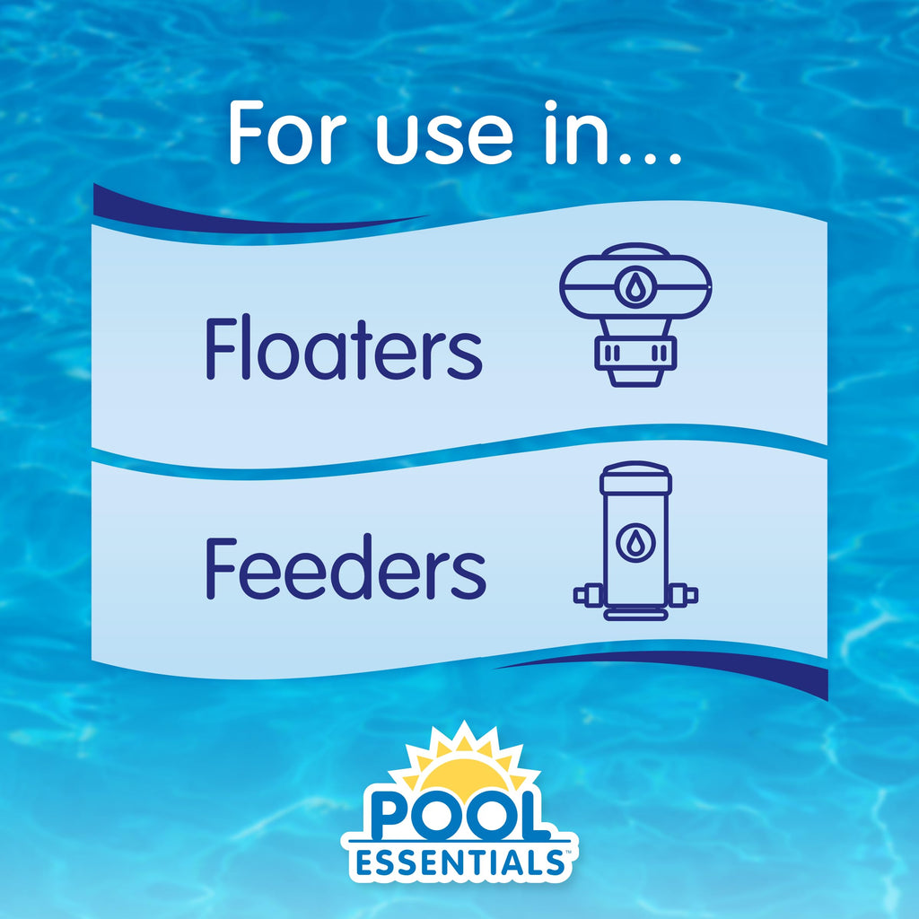 Pool Essentials 1" Swimming Pool Chlorinating Tablets, Kills Bacteria & Controls Algae, 1.5LB