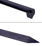 Landscape Edging Spikes, 30 Pcs 10 Inch Garden Spikes Anchoring Spikes for Paver Edging, Weed Barriers, Turf, Tent, Weed Barrier, Timber, Carpentry, Tent etc. (30, Black)