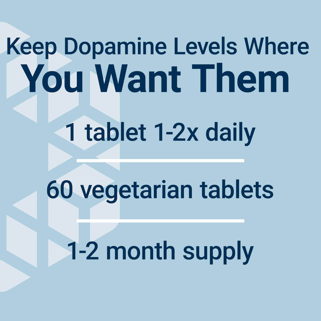 Life Extension Dopa-Mind™, Dopamine Support Supplement, Supports Cognitive Performance, Healthy Dopamine Production, Gluten-Free, Non-GMO, Vegetarian, 60 Tablets