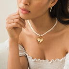 FAUTHENTICUTE Imitation Pearl Beaded Necklaces For Women