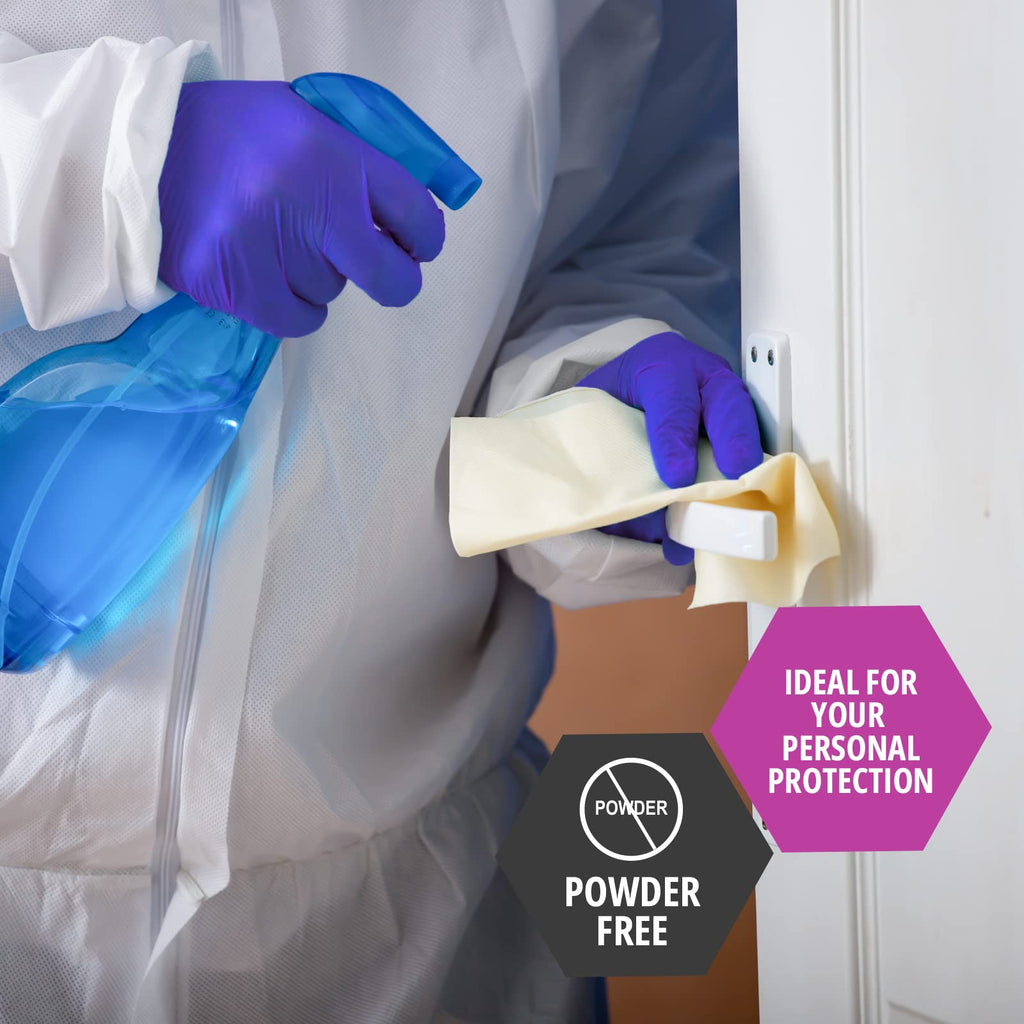 MED PRIDE Nitrile Medical Exam Gloves,Powder & Latex-Free,Large,1000-Count